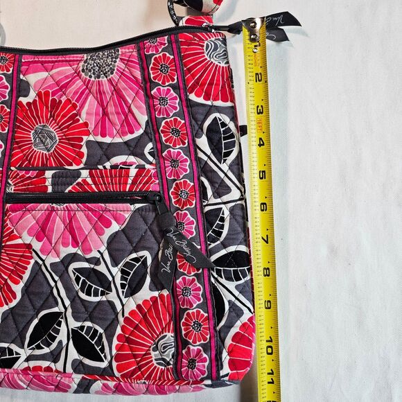 Vera Bradley Vintage Hipster Crossbody "Cherry Blossoms" Shoulder Purse Bag - Picture 6 of 9